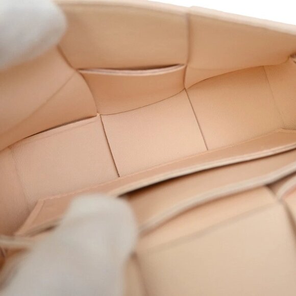 BOTTEGA VENETA Logo Mini Candy Cassette Shoulder Bag Leather Pink - Picture 15 of 16